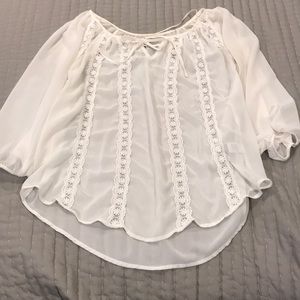 Lauren Conrad Cream blouse